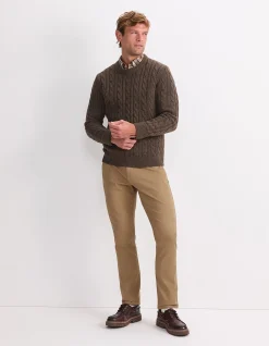CABLE KNIT SWEATER
