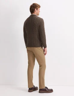 CABLE KNIT SWEATER