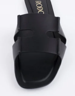 CALF FLAT SANDAL