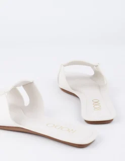 CALF FLAT SANDAL