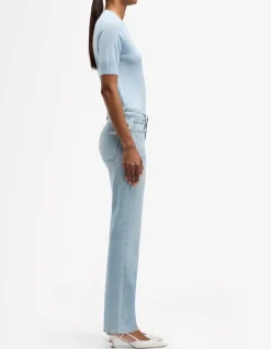 Calie Straight Luxe Vintage Light Wash Jeans