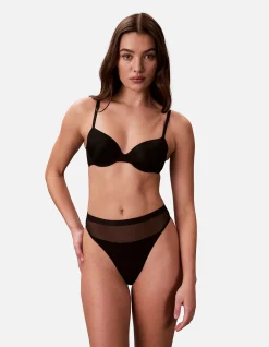 CALVIN KLEIN SHEER MESH THONG
