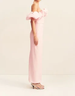 Campbell Off Shoulder Bubble Maxi Dress