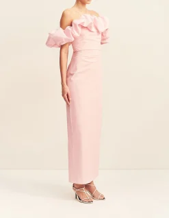 Campbell Off Shoulder Bubble Maxi Dress