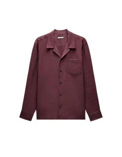 CAMP COLLAR LS SHIRT