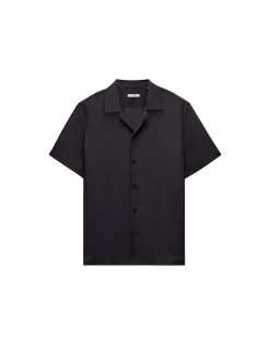 CAMP COLLAR SILK SS SHIRT