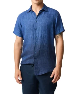 CANNONS CREEK SHORT SLEEVE SPORT FIT SHIRT-ECLIPSE