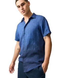CANNONS CREEK SHORT SLEEVE SPORT FIT SHIRT-ECLIPSE