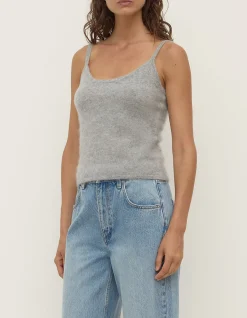 Carina Wool Tank Grey Marle