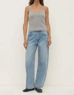 Carina Wool Tank Grey Marle