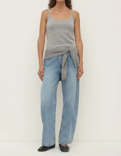Carina Wool Tank Grey Marle