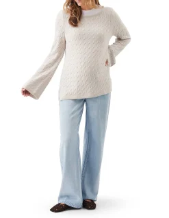 CARLA CABLE NURSING KNIT