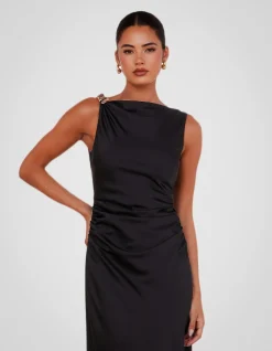 CARLETTE COWL NECK MAXI DRESS