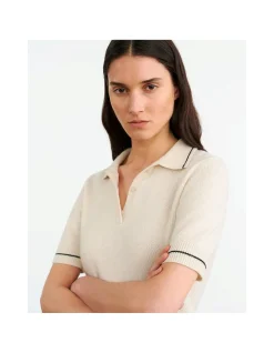 CARLINE CASHMERE POLO