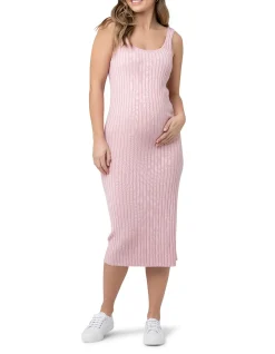 CARMEN RIB KNIT DRESS
