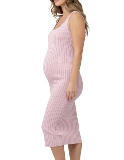 CARMEN RIB KNIT DRESS
