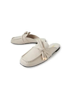 Carmil Knotted Strap Square Toe Loafers