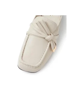 Carmil Knotted Strap Square Toe Loafers
