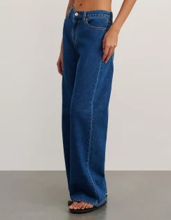 Carrie Slouch Wide Leg Denim Jean