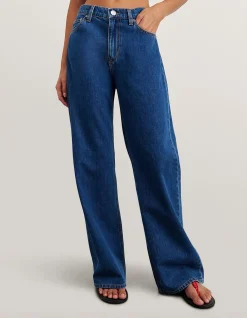 Carrie Slouch Wide Leg Denim Jean