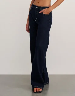 Carrie Slouch Wide Leg Denim Jean