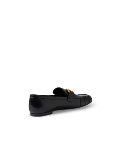 Cartay Gold Horsebit Leather Loafers