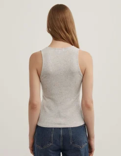 Cashmere Scoop Tank Top