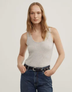 Cashmere Scoop Tank Top