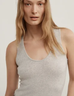 Cashmere Scoop Tank Top