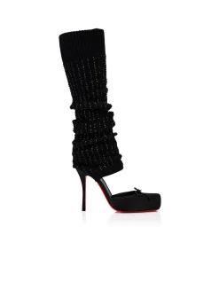 CASSIA ANNMAC 100 CREPE SATIN BLACK PUMP