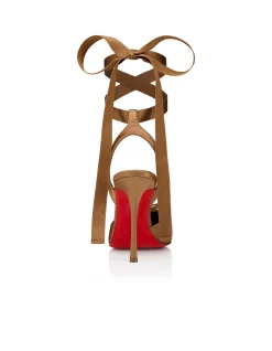 CASSIA LACE UP 100 CREPE SAT/GG/LINING NUDE 4/LIN NUDE 4