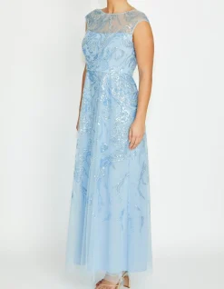 CATALINA SKY BLUE SEQUIN GOWN