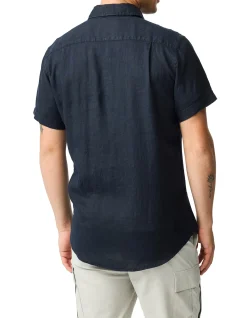CATHEDRAL COVE SHORT SLEEVE SPORTS FIT SHIRT-MIDNIGHT