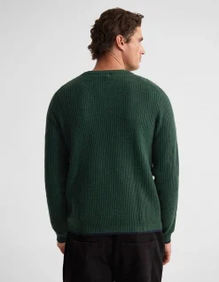 CEDAR WOOL TIPPING KNIT