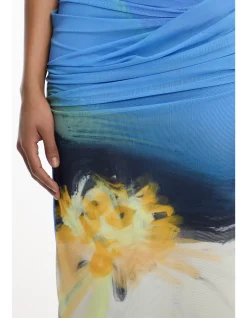 CEIRA STRAPLESS MAXI DRESS