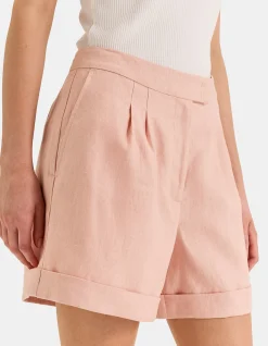 CELINE LINEN SHORTS