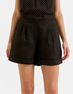 CELINE LINEN SHORTS