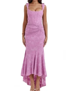 Cesca Floral Maxi Dress with Vintage Charm