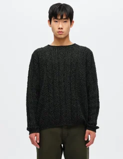 Chain Knit Cable Crew