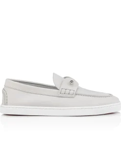 CHAMBELIBOAT DONNA FLAT CALF NUBUCK RETOURNE DS ALBATRE