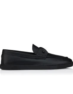 CHAMBELIBOAT FLAT CALF DS BLACK/BK GUN/BK SOLE