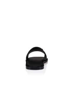 CHAMBELIMULY FLAT LEATHER BLACK