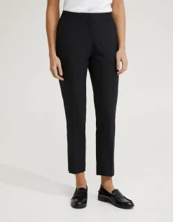 CHARLA WOOL STRETCH SUIT PANTS