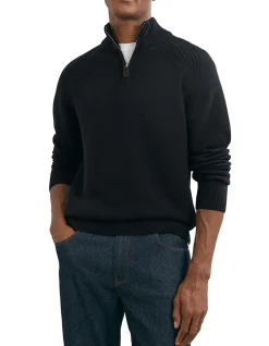 Charming Half Zip Long Sleeve Jumper