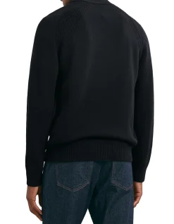 Charming Half Zip Long Sleeve Jumper