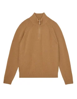 CHARMING LONG SLEEVE HALF ZIP JUMPER