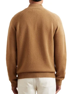 CHARMING LONG SLEEVE HALF ZIP JUMPER