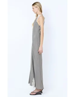 CHATEAU SPLIT MAXI DRESS