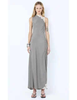 CHATEAU SPLIT MAXI DRESS
