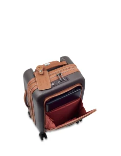 Chatelet Air 2.0 55cm Expandable Front Pocket Small Carry-On Suitcase Brown